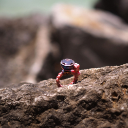 Ring, cognac quartz