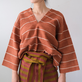 Karen shirt, burnt orange