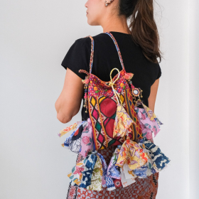 Indian pouch bag, diamond -2